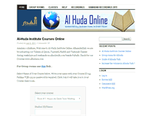 Tablet Screenshot of alhudatalk.com